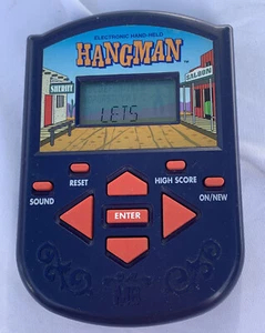 Hangman Electronic Handheld Game 1995 Milton Bradley Company* Tested, Works - Picture 1 of 2
