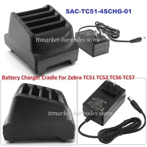 Pour Zebra SAC-TC51-4SCHG-01 Berceau Chargeur de Batterie pour TC51 TC52 TC56 TC57 NEUF - Photo 1/10