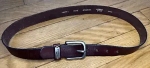 Fossil 1954 Brown Leather Belt Men's Small 36” BT3825200 - Picture 1 of 10