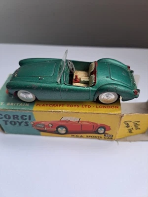 CORGI 302 MGA SPORTS CAR BOXED  - Image 1 of 4