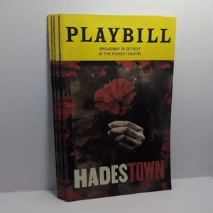 Hadestown Playbill Fisher Theatre Detroit - January 2025 - Picture 1 of 1