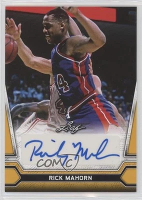 2021 Leaf Multisport Blaster Auto Gold Rick Mahorn #BA-RM3 Auto - Image 1 of 2