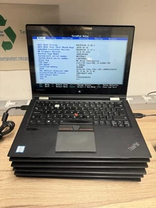 JOB LOT 6 x Lenovo ThinkPad Yoga 260 Laptops 6th Gen i5 4GB RAM Inc Charger #L4 - Afbeelding 1 van 19