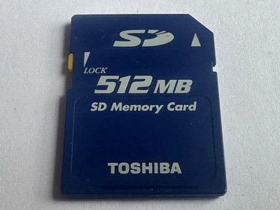 Toshiba 512MB SD Memory Card- Tested - Tracked Postage - Image 1 of 2