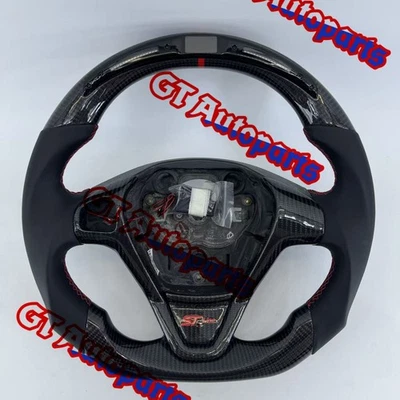 Fit for Ford Fiesta MK7 ST 2009-2017 with Trim LED Carbon Fiber Steering Wheel - Image 1 of 4