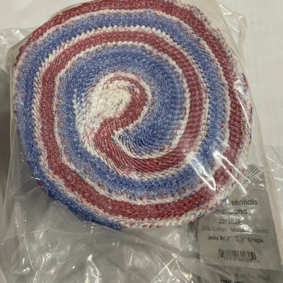Moda Holiday Essentials Americana Jelly Roll - 20760JR - 40 2.5” Strips - Precut - Image 1 of 4
