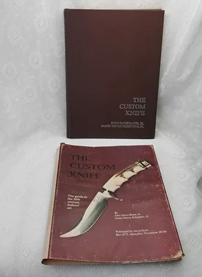 Limited Ed. 164/200 Signed By John Bates James Schippers The Custom Knife Book - Image 1 of 4