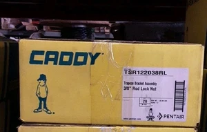 Caddy TSR122038RL Neu im Karton Menge 20 Trapez Klammern 3/8' Stange Kontermutter  - Bild 1 von 2