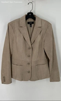 Alfani Blazer Size L Women Regular Brown Basic Coat - Image 1 of 3