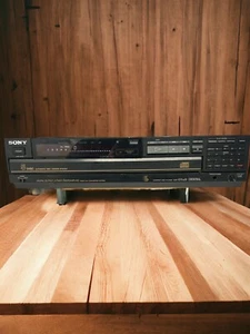SONY CDP-C7ESD Digital Compact Disc Player 5 Disc Tested Needs New Belt READ - Picture 1 of 20