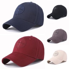 New Mens Stone Island Logo Baseball Hat Cap Adjustable Cap Hat Unisex Golf Cap