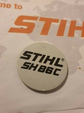 STIHL SH86 SH86C SH86C-E  PETROL HAND HELD LEAF BLOWERS MODEL PLATE 