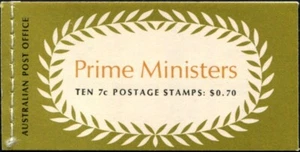 Folleto de los primeros ministros de Australia 1972 conjunto de 2 paneles como nuevo nunca montado, limpio - Imagen 1 de 2