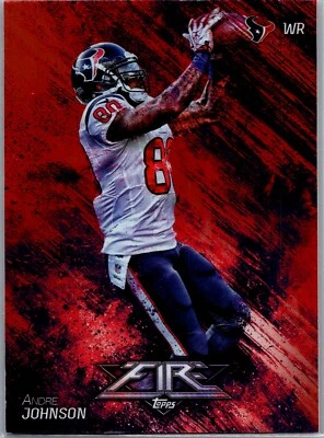 2014 Topps Fire #15 Andre Johnson Flame Foil - Image 1 of 2