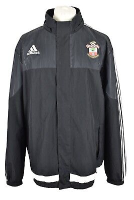 ADIDAS Southampton FC Black Windbreaker Jacket Size XL Mens Training Football • 34.65€