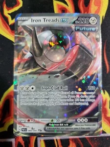 Iron Treads ex 066/091 Holo Rare Paldean Fates - Pokemon Card - NM - Picture 1 of 2