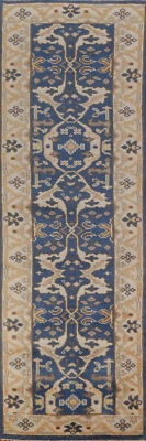 Traditional New Oushak Indian Runner Rug Hallway Carpet" 3x10 ft - Image 1 of 4
