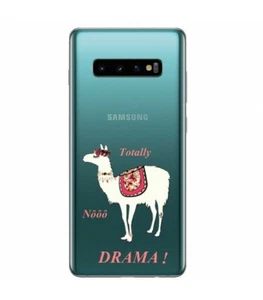 Coque Galaxy S10 lama drama fleur - Photo 1 sur 1