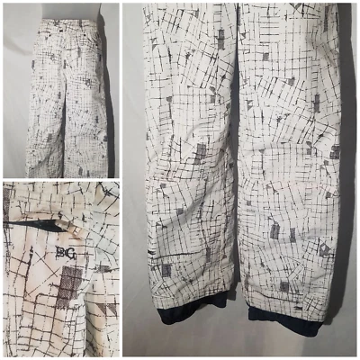 Guante corporal para jóvenes, talla 12 niños, pantalones de esquí de snowboard con aislamiento impermeable, blanco Foto 1 de 4