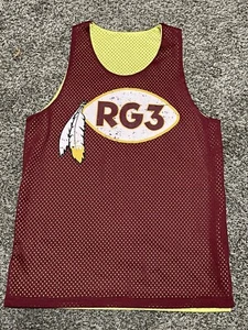 RG3 Reversible Tank Top Mesh Youth Medium washington Redskins - Picture 1 of 3
