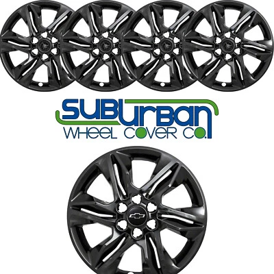 Chevrolet Blazer L LT 2019-2022 18" negro brillante cubiertas de rueda IMP-438BLK NUEVO CONJUNTO/4 Foto 1 de 4