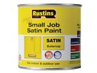 Rustins - Quick Dry, trabajo pequeño, pintura satinada, Buttercup, 250 ml