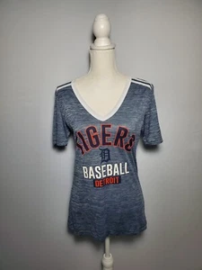 Genuine Merchandise Detroit Tigers Baseball Marled T-Shirt Women's Medium. - Picture 1 of 10