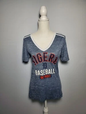Genuine Merchandise Detroit Tigers Baseball Marled T-Shirt Women's Medium. - Image 1 of 4