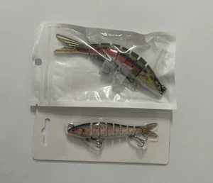 Fishing Lures-Jointed Segment Swimbaits-Bait Wobblers-Crankbait-Fishing Lure #12 - Picture 1 of 8
