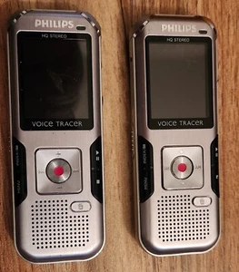 DICTATOR 2 Philips HQ Stereo Voice Tracer Audio Dictation Digital 2Mic 8GB - Picture 1 of 2