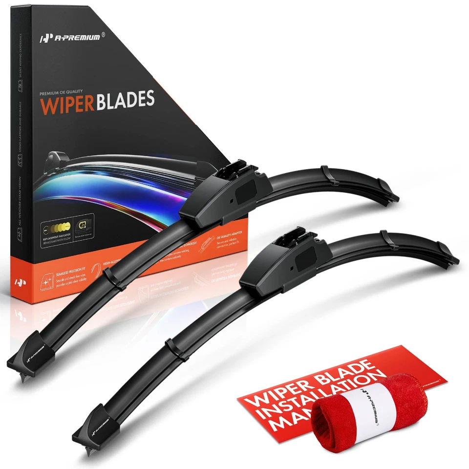 A-Premium 2x limpiaparabrisas delantero de 24" y 20" para Kia Soul Sorento Forte Foto 1 de 4