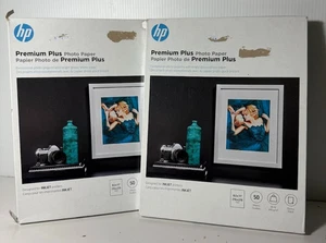 Zestaw 2 - papier fotograficzny HP Premium Plus 8,5x11 80lb 300gsm błyszczący - Zdjęcie 1 z 18