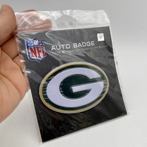 Green Bay Packers NFL Aluminum Color Car Truck Auto Emblem Sticker Decal 2.5"×4" - Picture 1 of 8