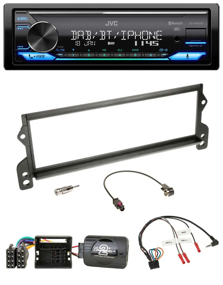 JVC Bluetooth DAB USB Lenkrad Autoradio für Mini (2001-2006 MOST) - Bild 1 von 4