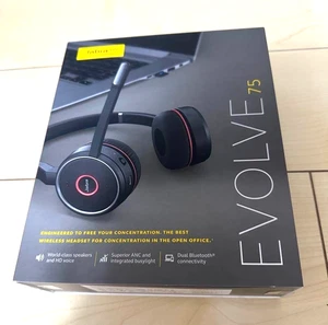 Jabra Evolve 75 UC Stereo Wireless Headset New Unused In Box - Picture 1 of 8