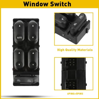 Interruptor mestre janela de energia compatível com Ford F250 Super F350 F450 1L2Z14529BA Duty - Imagem 1 de 4