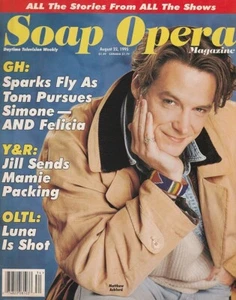 Soap Opera Magazine Aug 22 1995 MATT ASHFORD-ELIZABETH HUBBARD-MICHELLE STAFFORD - Picture 1 of 3