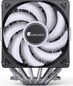 Jonsbo CR-3000E CPU-Kühler, Dual-Tower, ARGB, 260W TDP - schwarz, 120mm - Afbeelding 1 van 4
