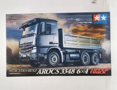 Tamiya Dump Tractor Truck 56357 1/14 R/C Mercedes Benz AROCS 3348 Tipper japan - Immagine 1 di 4