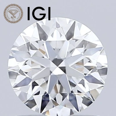 IGI Certified Loose Round Brilliant Cut 1 ct E Color VS2 CVD Lab Grown Diamond - Image 1 of 4