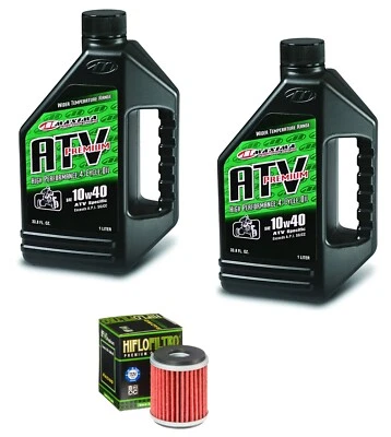 4 Stroke Oil Change Kit Maxima Syn Blend For YAMAHA YFZ450 450R 450X - Image 1 of 4