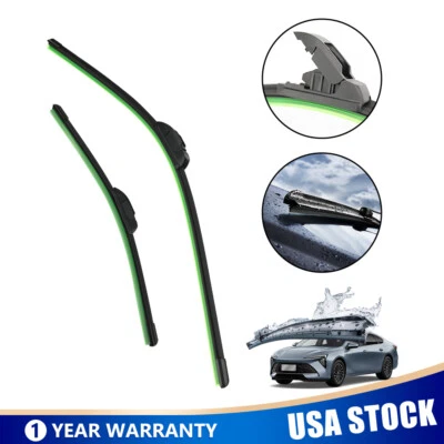 Windshield Wiper Blades Pair 26"+17" Pontiac Vibe 2009 2010 Mitsubishi Outlander - Image 1 of 4