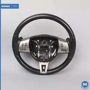 07-11 Jaguar X250 XF XK Steering Wheel w/ Switch & Paddle Shifters Black OEM - Picture 1 of 15