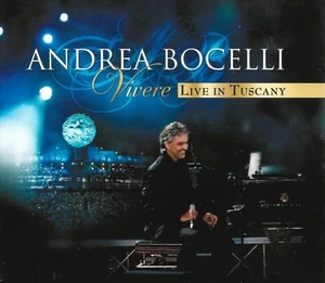 Vivere: Live in Tuscany [Digipak} by Andrea Bocelli (Cd 2008) 2 Disc Set/Cd+Dvd - Picture 1 of 3