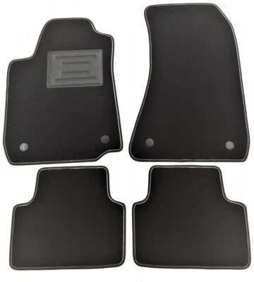 ASC tappetini auto set 4pz ALFA ROMEO 159 2007- 2011 con bottoni e battitacco