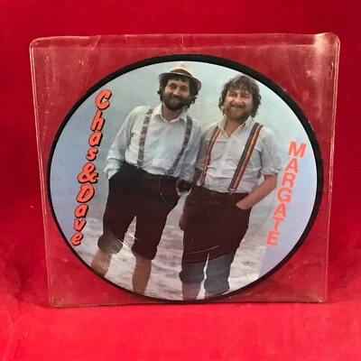 CHAS & DAVE Margate 1982 UK 7" Vinyl PICTURE DISC Single original 45 record - Bild 1 von 2