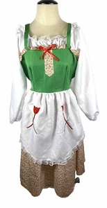 German Bar Maid Bavarian Wench Oktoberfest Costume Dress Size Small Fun Costumes - Picture 1 of 10
