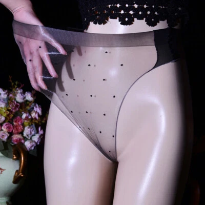 Mujeres Bragas Transparentes Tanga Malla Ultrafina Ropa Interior Transparente Lencería Braguita↔ Foto 1 de 4