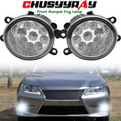 Par de luces antiniebla LED transparentes para parachoques Lexus ES300h ES350 2013-2015 luces de conducción Foto 1 de 4