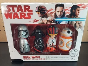 Star Wars Body Wash 4 Piece Gift Set Poe Dameron Kylo Ren Captain Phasma  - Picture 1 of 3